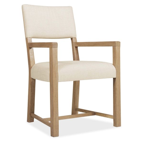 Poltroncine con bracciolo legno fluttuante finitura Buckboard, Set da 2