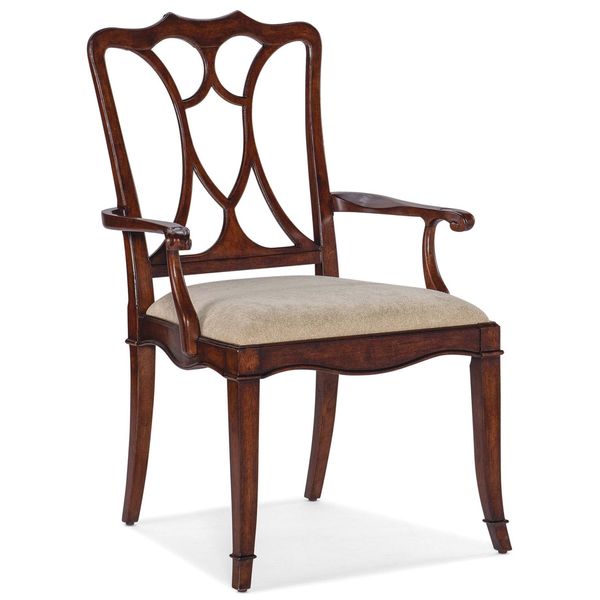 Poltroncine con bracciolo Charleston Ciliegia Maraschino, Set da 2