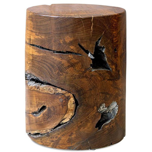 Sgabello decorativo Rafe finitura Naturale