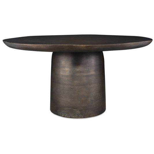 Tavolo da pranzo Madrone bronzo scuro dorato