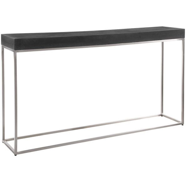 Tavolo consolle Jase, Colore Nero