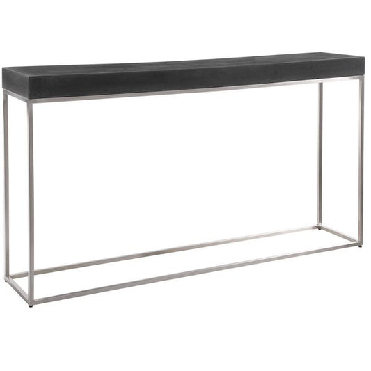 Tavolo consolle Jase, Colore Nero