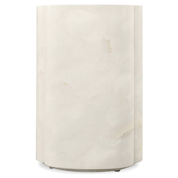 Tavolo decorativo Eleana, Onice Bianco